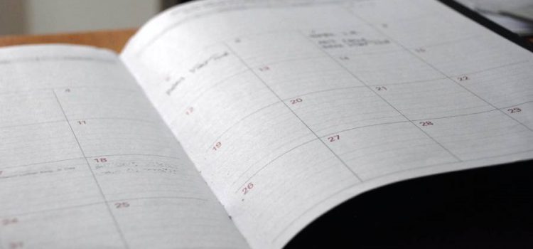 Calendar on a desk - Water treatment and softener/ conditioner companies in Austin, Texas (Tx)